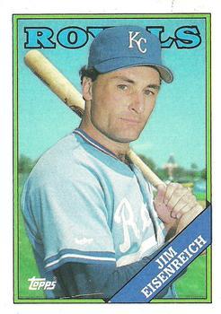 #348 Jim Eisenreich - Kansas City Royals - 1988 Topps Baseball