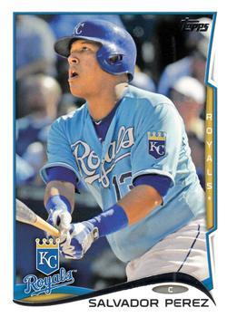 #348 Salvador Perez - Kansas City Royals - 2014 Topps Baseball