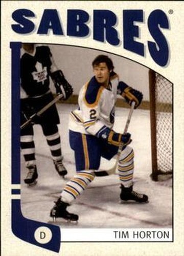 #348 Tim Horton - Buffalo Sabres - 2004-05 In The Game Franchises US East Hockey