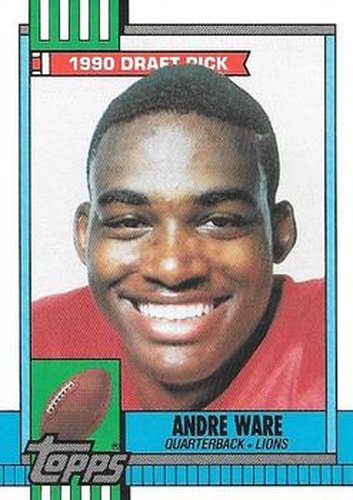 #349 Andre Ware - Detroit Lions - 1990 Topps Football