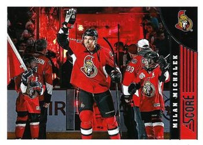 #349 Milan Michalek - Ottawa Senators - 2013-14 Score Hockey