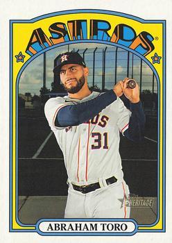 #349 Abraham Toro - Houston Astros - 2021 Topps Heritage Baseball