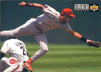 #349 Barry Larkin - Cincinnati Reds - 1994 Collector's Choice Baseball