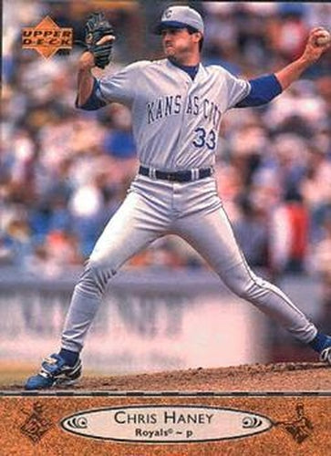 #349 Chris Haney - Kansas City Royals - 1996 Upper Deck Baseball