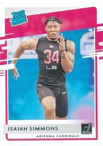 #349 Isaiah Simmons - Arizona Cardinals - 2020 Donruss Football