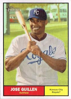 #349 Jose Guillen - Kansas City Royals - 2010 Topps Heritage Baseball