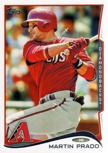 #349 Martin Prado - Arizona Diamondbacks - 2014 Topps Baseball