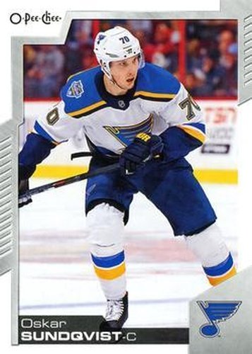 #349 Oskar Sundqvist - St. Louis Blues - 2020-21 O-Pee-Chee Hockey