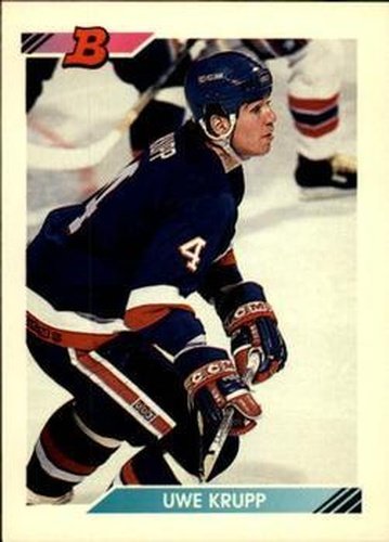 #349 Uwe Krupp - New York Islanders - 1992-93 Bowman Hockey