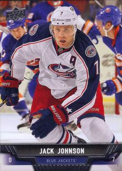 #349 Jack Johnson - Columbus Blue Jackets - 2013-14 Upper Deck Hockey