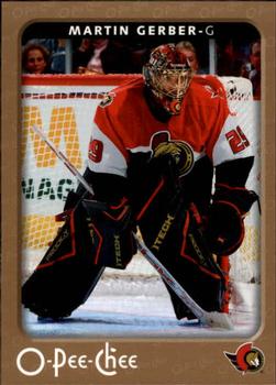 #349 Martin Gerber - Ottawa Senators - 2006-07 O-Pee-Chee Hockey