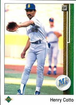#134 Henry Cotto - Seattle Mariners - 1989 Upper Deck Baseball