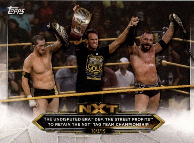 #34 The Undisputed ERA / The Street Profits - 2020 Topps WWE NXT Wrestling