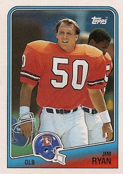 #34 Jim Ryan - Denver Broncos - 1988 Topps Football