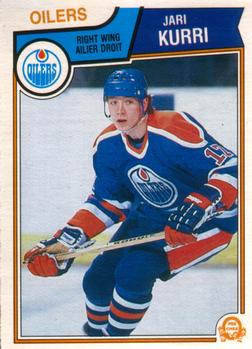 #34 Jari Kurri - Edmonton Oilers - 1983-84 O-Pee-Chee Hockey