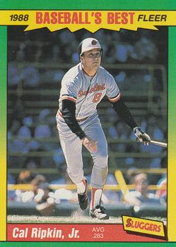 #34 Cal Ripken Jr. - Baltimore Orioles - 1988 Fleer Baseball's Best Sluggers vs Pitchers
