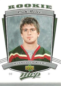 #334 Erik Reitz - Minnesota Wild - 2006-07 Upper Deck MVP Hockey