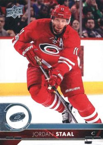 #34 Jordan Staal - Carolina Hurricanes - 2017-18 Upper Deck Hockey