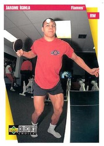 #34 Jarome Iginla - Calgary Flames - 1997-98 Collector's Choice Hockey