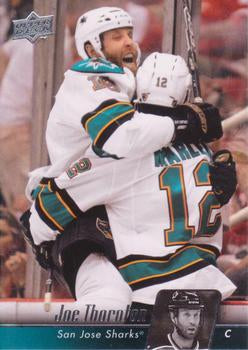 #34 Joe Thornton - San Jose Sharks - 2010-11 Upper Deck Hockey