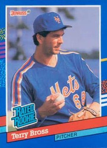 #34 Terry Bross - New York Mets - 1991 Donruss Baseball