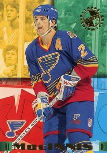 #34 Al MacInnis - St. Louis Blues - 1995-96 Stadium Club Members Only 50 Hockey