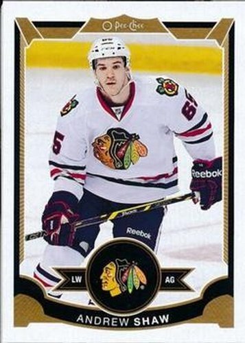 #34 Andrew Shaw - Chicago Blackhawks - 2015-16 O-Pee-Chee Hockey