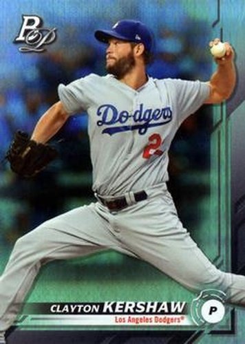 #34 Clayton Kershaw - Los Angeles Dodgers - 2019 Bowman Platinum Baseball