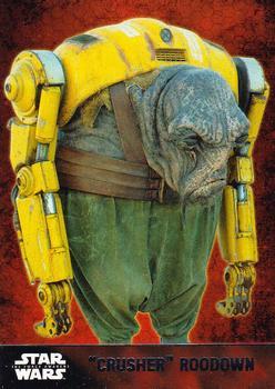 #34 "Crusher" Roodown - 2015 Topps Star Wars The Force Awakens