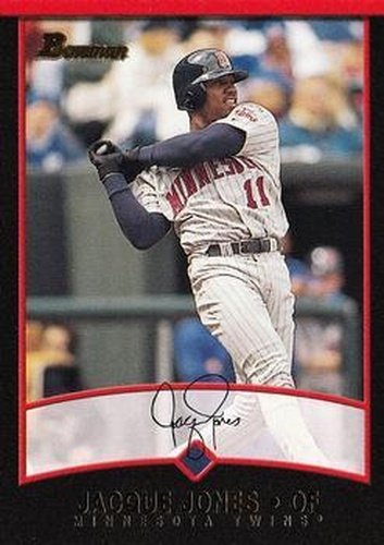 #34 Jacque Jones - Minnesota Twins - 2001 Bowman Baseball