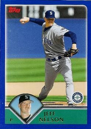 #34 Jeff Nelson - Seattle Mariners - 2003 Topps Baseball