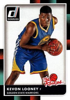 #34 Kevon Looney - Golden State Warriors - 2015-16 Donruss - The Rookies Basketball