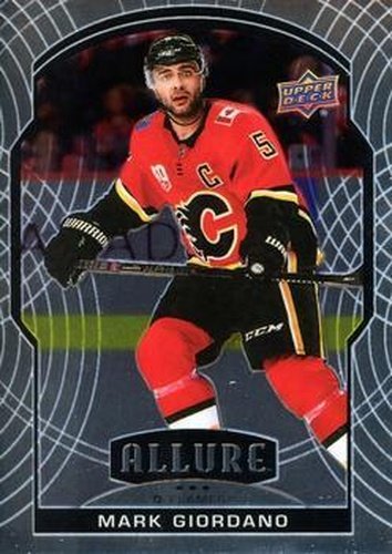 #34 Mark Giordano - Calgary Flames - 2020-21 Upper Deck Allure Hockey