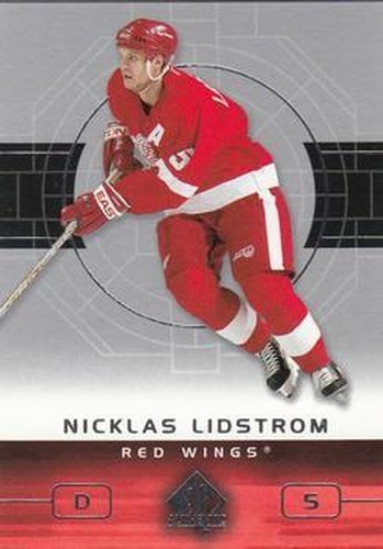 #34 Nicklas Lidstrom - Detroit Red Wings - 2002-03 SP Authentic Hockey