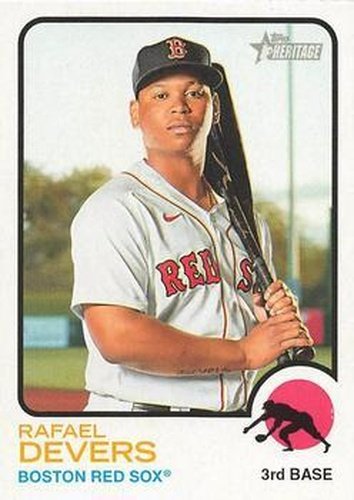#34 Rafael Devers - Boston Red Sox - 2022 Topps Heritage Baseball