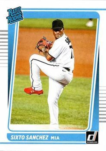 #34 Sixto Sanchez - Miami Marlins - 2021 Donruss Baseball