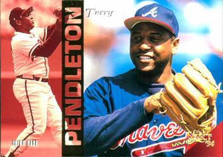 #34 Terry Pendleton - Atlanta Braves - 1994 Select Baseball