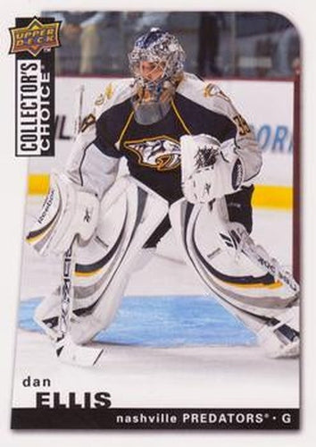 #34 Dan Ellis - Nashville Predators - 2008-09 Collector's Choice Hockey