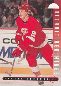 #34 Sergei Fedorov - Detroit Red Wings - 1995-96 Leaf Hockey