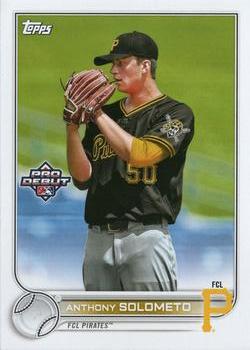 #PD-34 Anthony Solometo - FCL Pirates - 2022 Topps Pro Debut Baseball