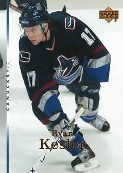 #34 Ryan Kesler - Vancouver Canucks - 2007-08 Upper Deck Hockey