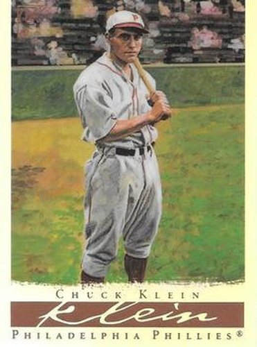 #34b Chuck Klein - Philadelphia Phillies - 2003 Topps Gallery Hall of Fame - Artist's Proofs Baseball