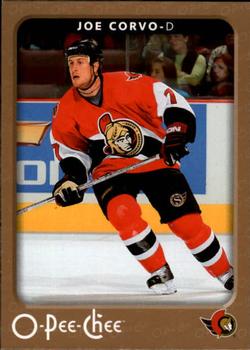 #350 Joe Corvo - Ottawa Senators - 2006-07 O-Pee-Chee Hockey