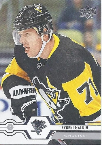 #350 Evgeni Malkin - Pittsburgh Penguins - 2019-20 Upper Deck Hockey