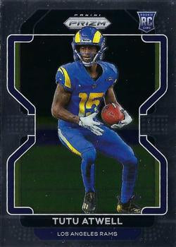 #350 Tutu Atwell - Los Angeles Rams - 2021 Panini Prizm Football