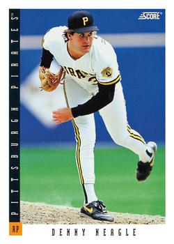 #350 Denny Neagle - Pittsburgh Pirates - 1993 Score Baseball