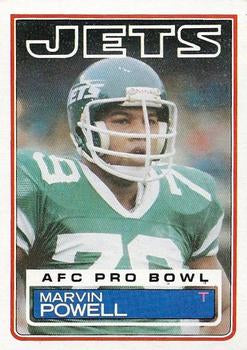 #350 Marvin Powell - New York Jets - 1983 Topps Football