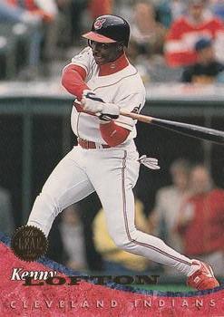 #350 Kenny Lofton - Cleveland Indians - 1994 Leaf Baseball