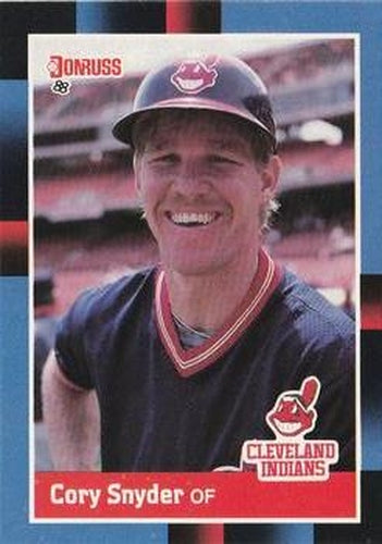 #350 Cory Snyder - Cleveland Indians - 1988 Donruss Baseball