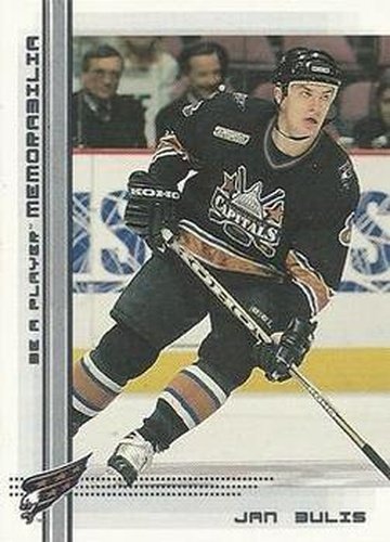#350 Jan Bulis - Washington Capitals - 2000-01 Be a Player Memorabilia Hockey